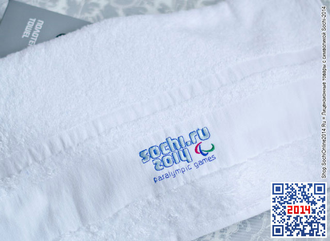 Полотенца с символикой Sochi-2014 (банные и пляжные)