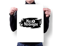 Плакат Привет Сосед/ Hello Neighbor №10