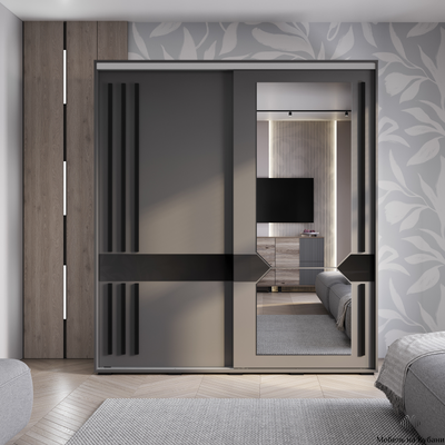 Крафт 9 шкаф-купе Графит