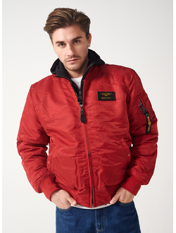 Куртка MA-1 HOODED RED/RED