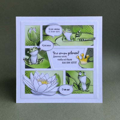 ФП штамп "Кувшинки маленькие"