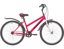 Дорожный велосипед RUSH HOUR LADY 500 V-brake ST 26" 1ск красный, рама 17