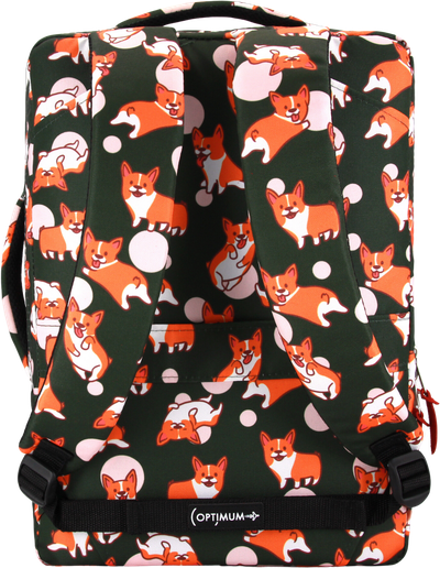 Рюкзак сумка для ноутбука 15.6 - 17.3 дюймов Optimum, корги