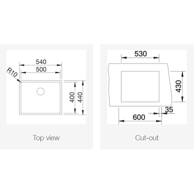 Мойка Blanco Claron 500-IF