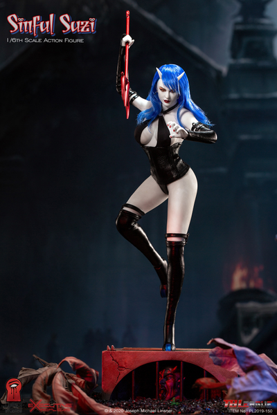 Коллекционная ФИГУРКА 1/6 scale Демоница Сьюзи - SIN BOLDLY  Sinful Suzi (PL2019-150) - TBLeague