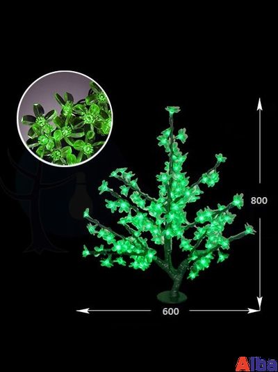 Куст вишневый h80см, 240led 220V