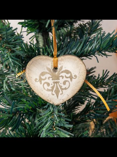 Набор елочных игрушек из гипса "Винтаж"