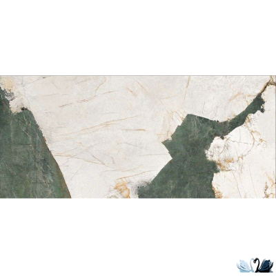 Керамогранит FMAX Venetian Green 6mm glossy 120x270 см зеленый