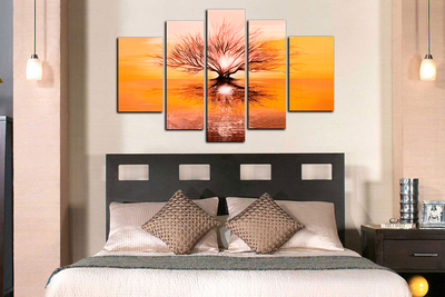 Модульная картина "Отражение себя"