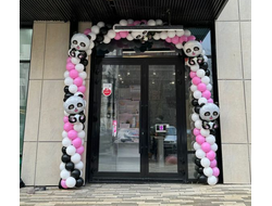 Арка из шаров "Панды" (цена указана за 8 метров арки)