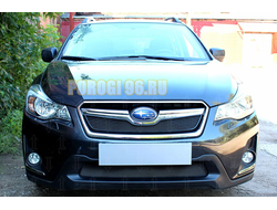 Защита радиатора Subaru XV (рестайлинг) 2016-2017 black низ