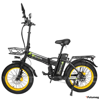 Электровелосипед Syccyba H1 DUAL желтый
