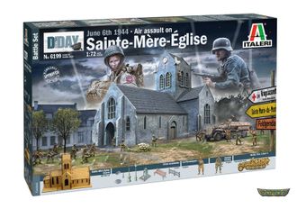 6199 Битва за Нормандию Battle of Normandy Sainte-Mère-Eglise 6 June 1944 1/72