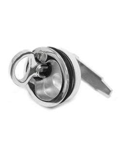 Ручка потайная с поворотным замком SUNFINE, 60 мм