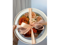 зефир ручной работы в шляпной коробке