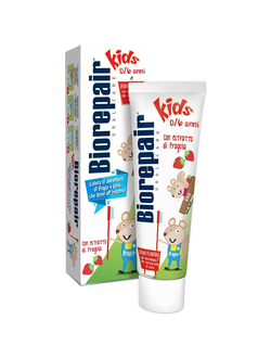 Детская зубная паста Kids от 0 до 6 лет Земляника 50 мл., BioRepair