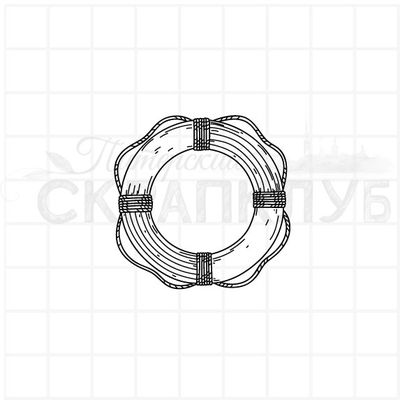 Штамп якорь в полоску