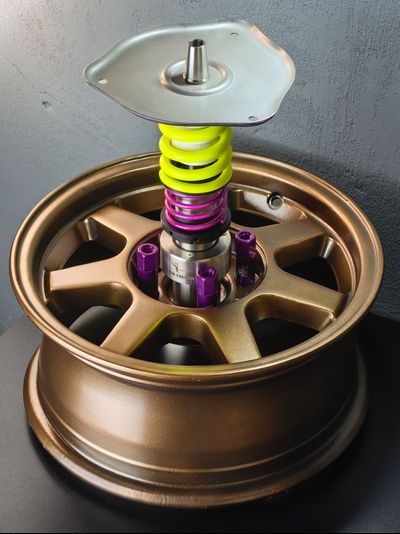 HOOKWHEELS NEON LIME-VIOLET | BRONZE