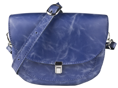 Кожаная женская сумка Amendola blue (арт. 8003-07)