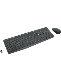 Набор клавиатура+мышь Logitech MK235 (920-007948) черный