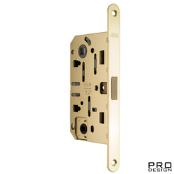 Магнитный сантехнический замок AGB Mediana Polaris WC под завертку Матовое золото