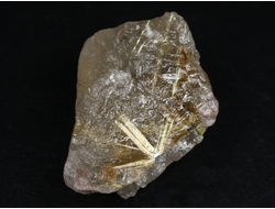 Кварц с рутилом (рутиловый), Бразилия (30*22*13 мм, 10 г) №27341