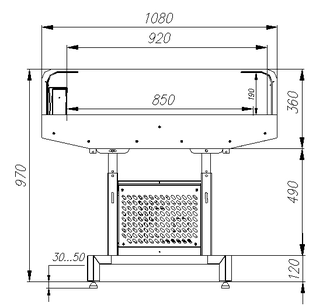 Витрина холодильная для промоакций Carboma PI11 VM 1,25-2 9006