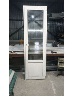 Бу2350-ДВЕРЬ БАЛКОННАЯ Б/У ШИРИНА 710 ВЫСОТА 2350 , СП 32(ДВУХКАМЕРНЫЙ)