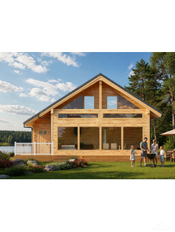 «Скандинавская Нота»  9 х 8 м — 81 м2