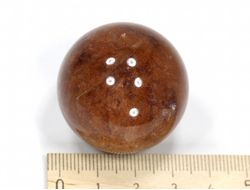 Шар Авантюрин красный, Канада (35 мм, 57 г) №28581