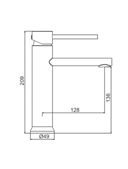 Смеситель для раковины Frap H899 F10899-29