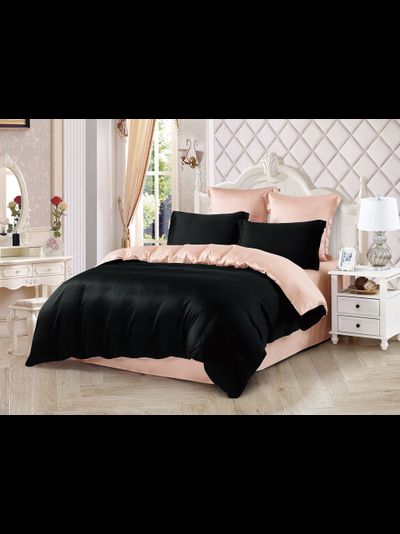 Постельное белье TANGO черное тенсел евро 200x220x1 250x270x1 50x70x2 70x70x2 JIU06-30