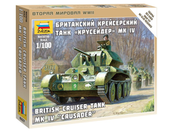 Сборная модель: (Звезда 6227) Британский крейсерский танк А13 Mk.II Crusader Mk.IV