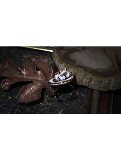 Кольцо с лягушкой &quot;Двойняшка Кваквази&quot;, реплика Дневного Светлячка