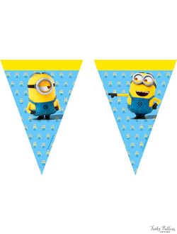 Гирлянда-вымпелы "Милые Миньоны"