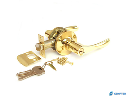 Ручка-защёлка дверная 8010-01-g золото купить в Челябинске | КВИРТЕК