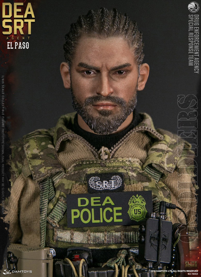 Агент группы Эль-Пасо ФИГУРКА 1/6 scale DEA SRT Special Response Team AGENT EL PASO 78063 DAMTOYS