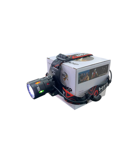 Фонарь налобный T207 (холодный свет), комплект: фонарь, зарядное устройство, акум. бат