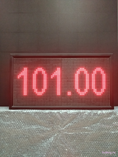 Ценовое табло для АЗС-370*690mm (красный) 4 и 5 разрядный