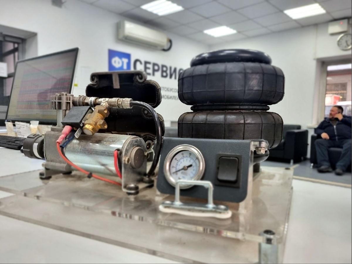 Мы занимаемся установкой пневмоподвески для Ford Transit 