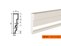 Фасадный молдинг из пенополистирола с покрытием LEPNINAPLAST (Лепнинапласт)  МВ-185/1
