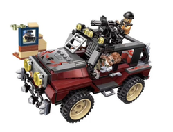 Слубан Военный конструктор машина с солдатами