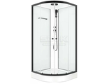 ТоварDomani-SPA Delight Slim 99 (900*900*2180mm) низкий поддон, профиль черный