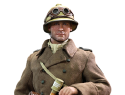 ТРЕСНУЛ УГОЛОК - Солдат немецкого африканского корпуса - КОЛЛЕКЦИОННАЯ ФИГУРКА 1/6  WW2 German Africa Corps WH Infantry – Burk (D80152) - DID