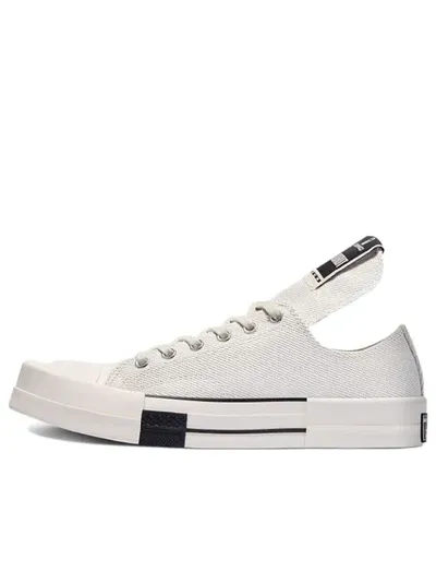 Кеды Converse Rick Owens DRKSHDW DRKSTAR Turbodrk белые низкие