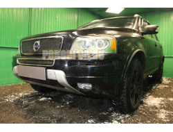 Защита радиатора Volvo XC90 2009-2014 black середина PREMIUM