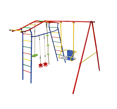 Спортивный комплекс Игромания дачный КМС-400 - вид сзади