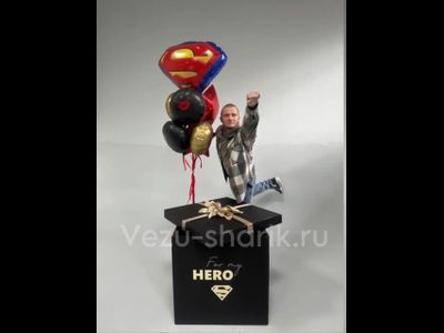 Коробка сюрприз "супер герой"