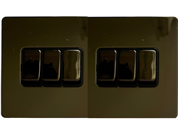 Переключатель 6-клавишный T&J Electric Ultimate II Black Nickel