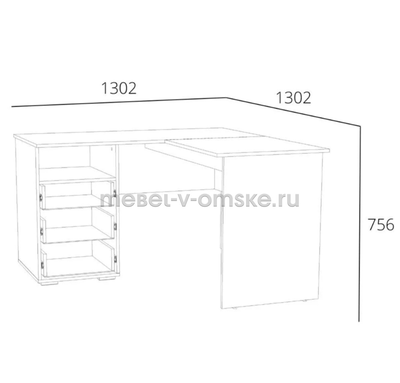 Стол письменный Банни-041.41 угловой
